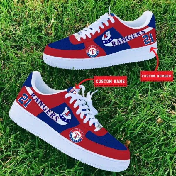 Ideafootwear Texas Rangers MLB Air Low-Top Sneakers Shoes For Men And Women 1