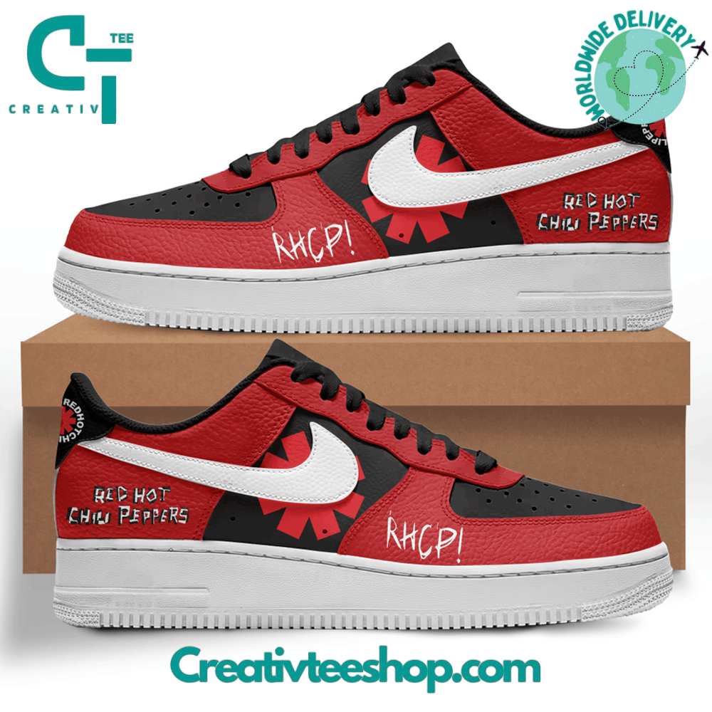 Ideafootwear The Chili Peppers RHCP  Air Low-Top Sneakers Shoes For Men And Women 1