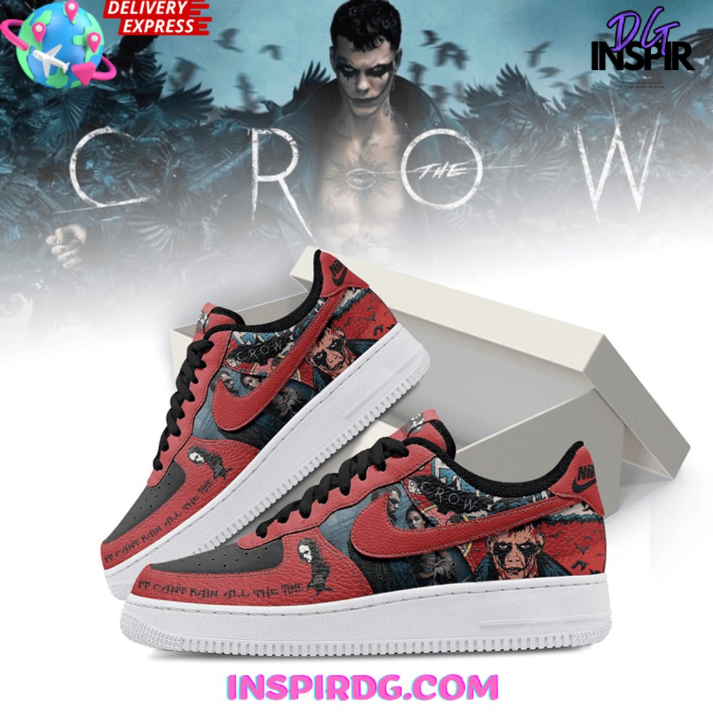 Ideafootwear The Crow Tribute Air Low-Top Sneakers Shoes For Men And Women 1