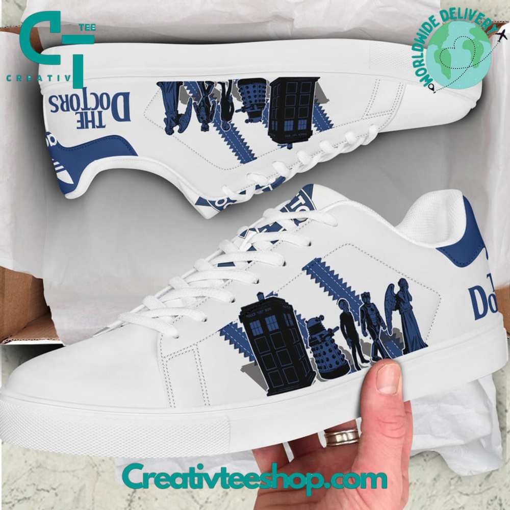 Ideafootwear The Doctor Who  Skate Stan Shoes Sneakes For Men And Women 1