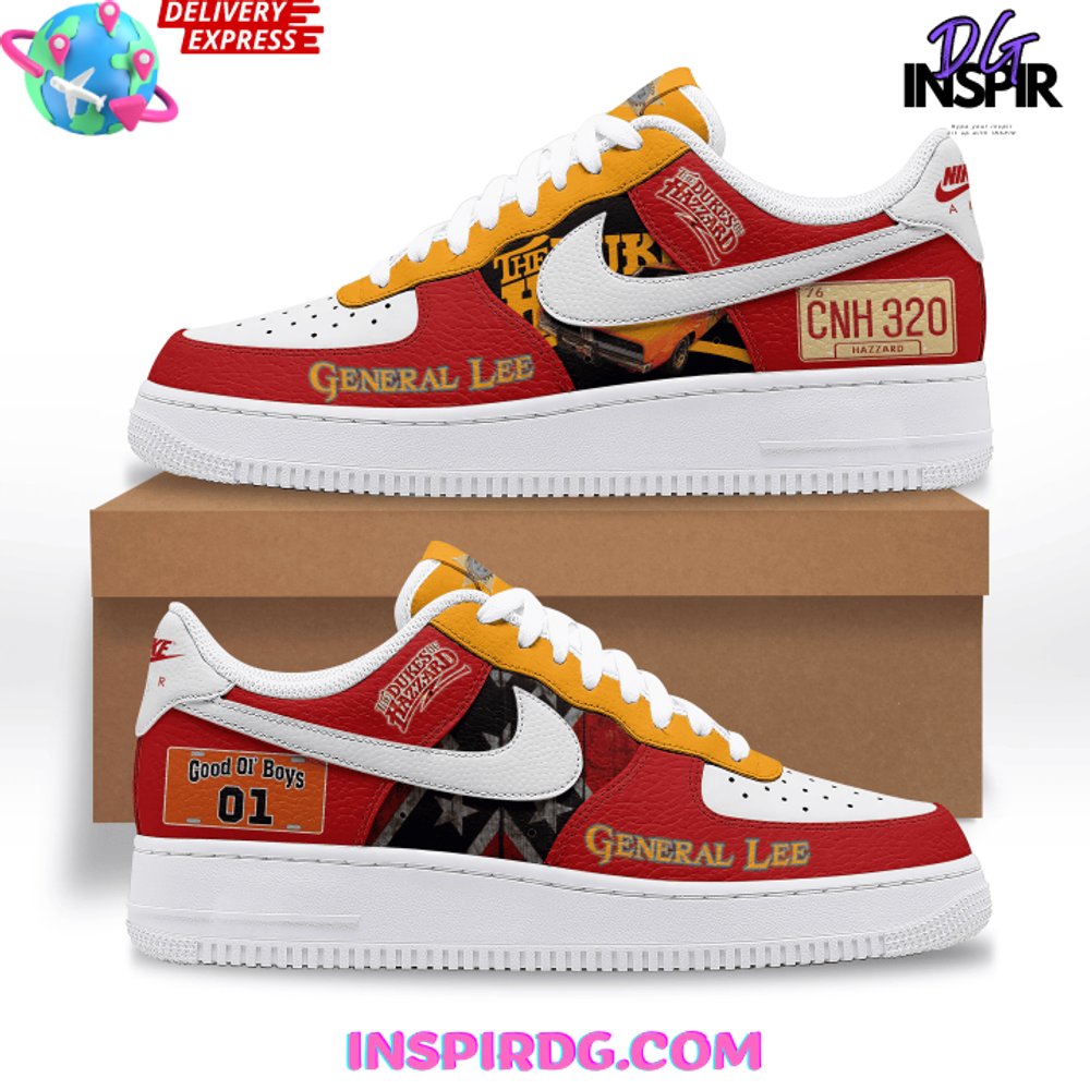 Ideafootwear The Dukes Of Hazzard Air Low-Top Sneakers Shoes For Men And Women 2