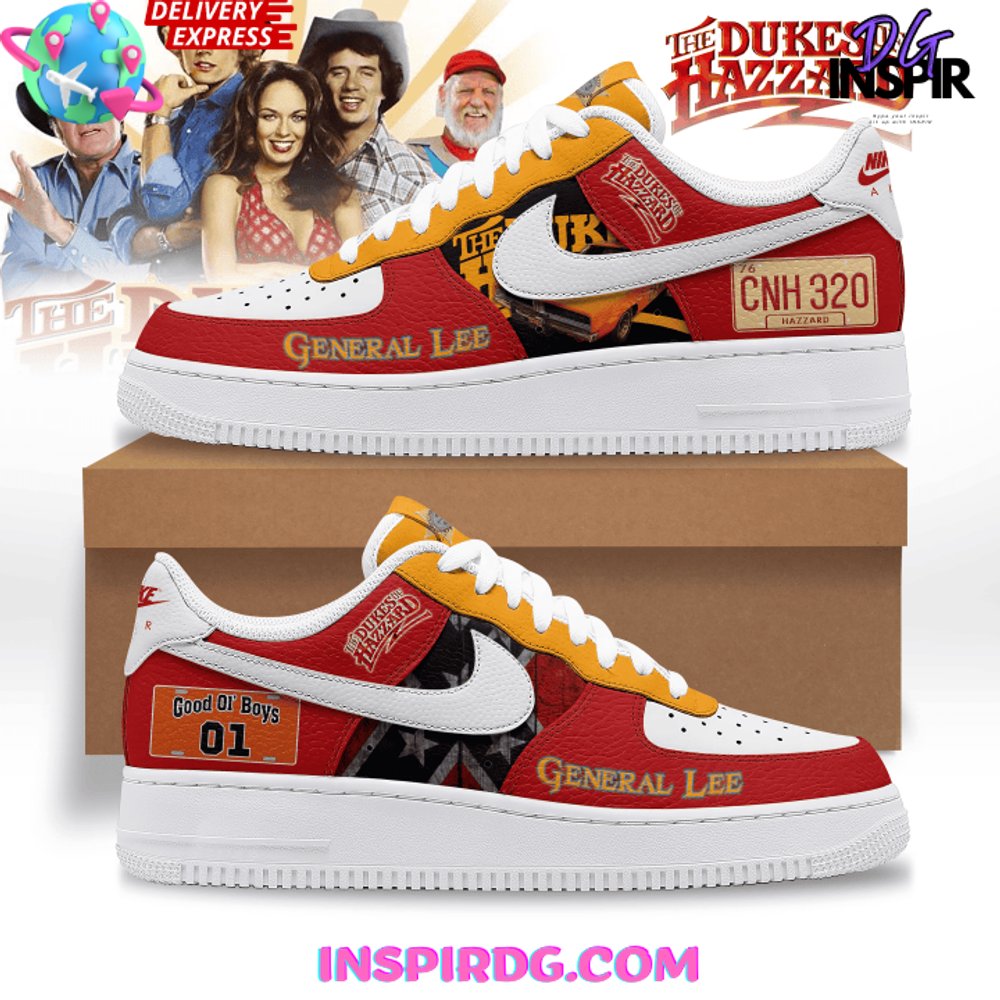 Ideafootwear The Dukes Of Hazzard Air Low-Top Sneakers Shoes For Men And Women 2