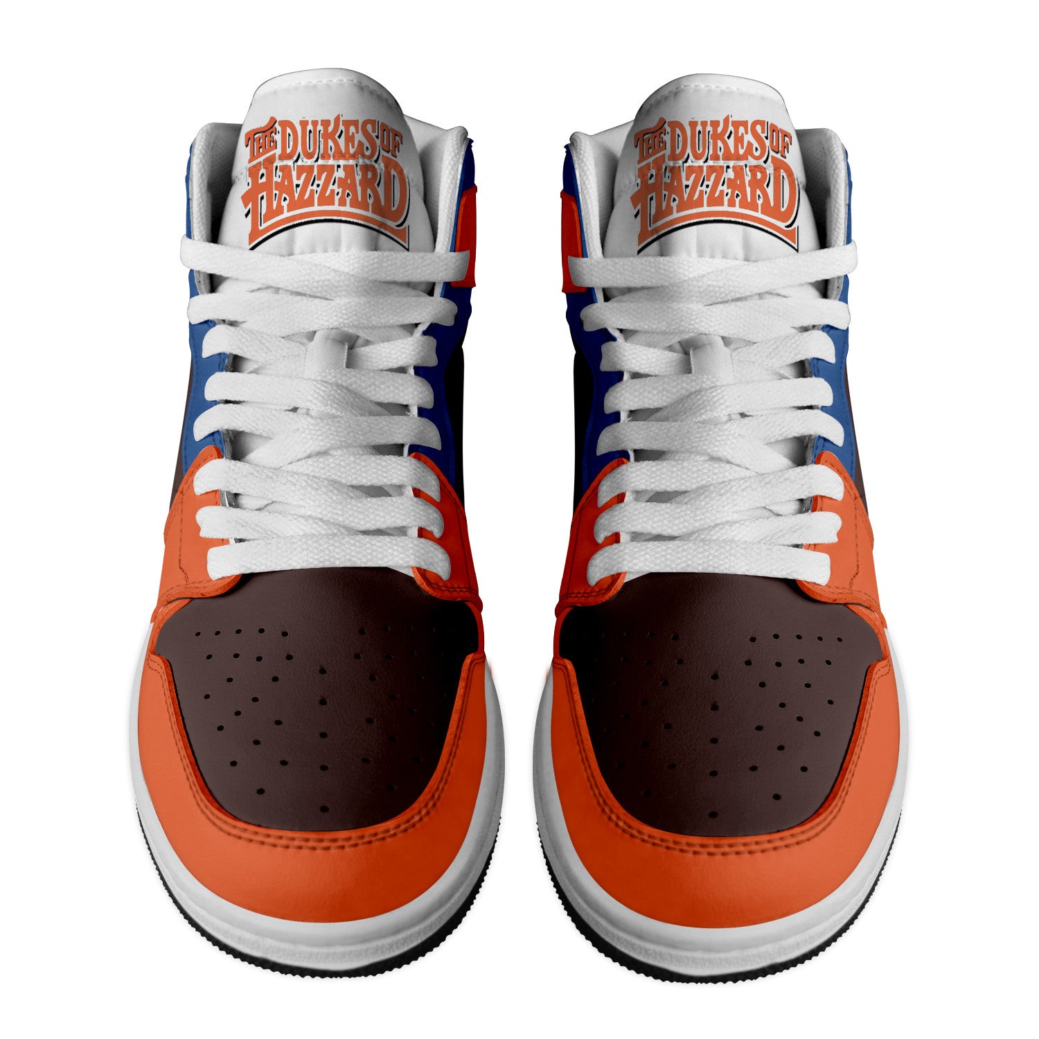 Ideafootwear The Dukes of Hazzard AJ1 High Sneakers Shoes For Men And Women 3