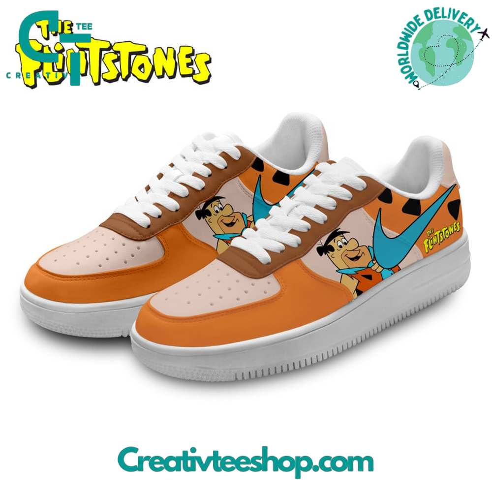 Ideafootwear The Flintstones  Air Low-Top Sneakers Shoes For Men And Women 1