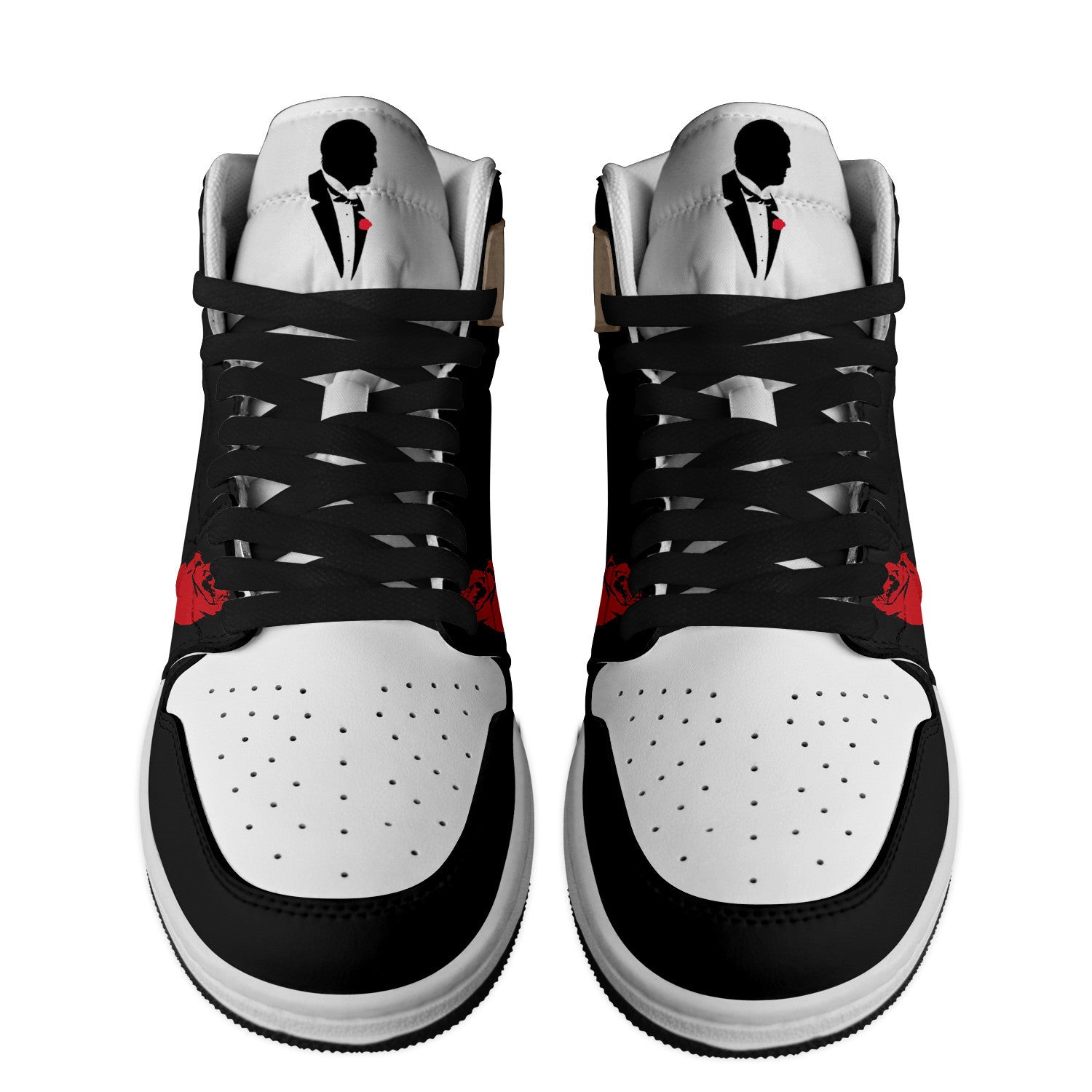 Ideafootwear The Godfather AJ1 High Sneakers Shoes For Men And Women 4