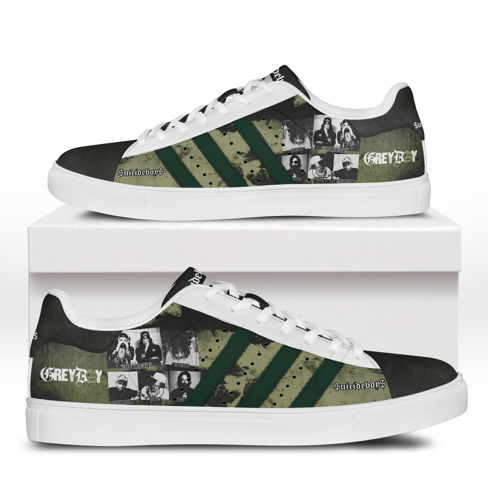 Ideafootwear The Greyboy Allstars Skate Stan Shoes Sneakes For Men And Women 1