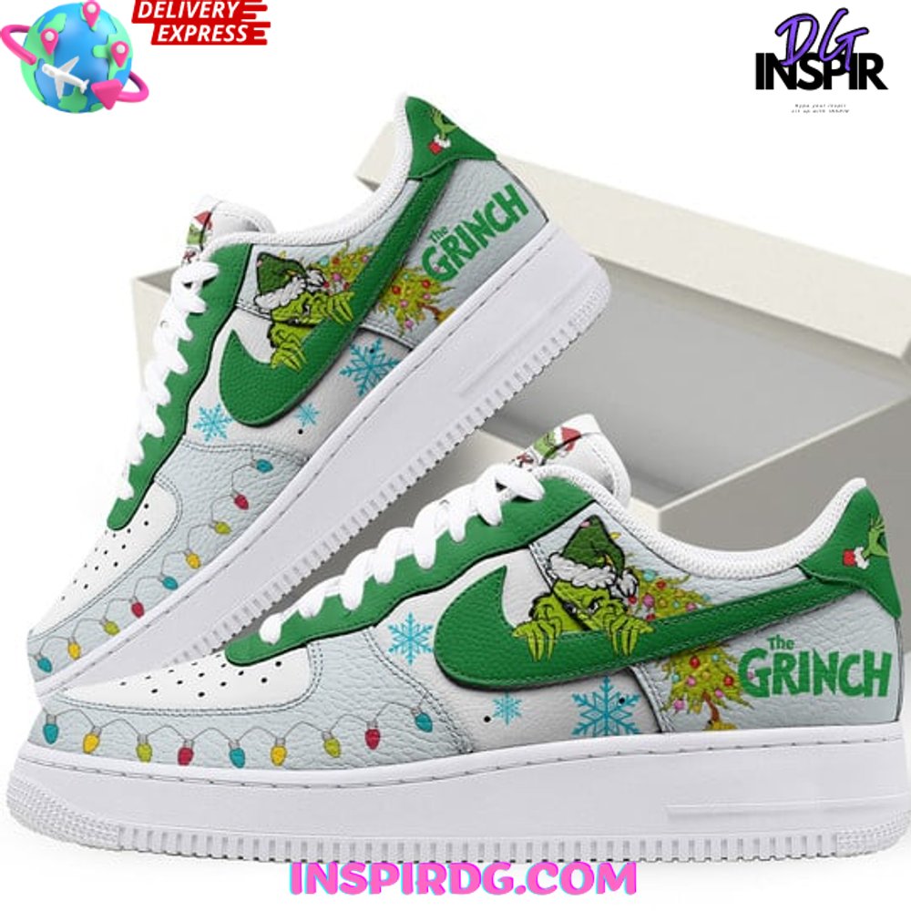 Ideafootwear The Grinch Air Low-Top Sneakers Shoes For Men And Women 22