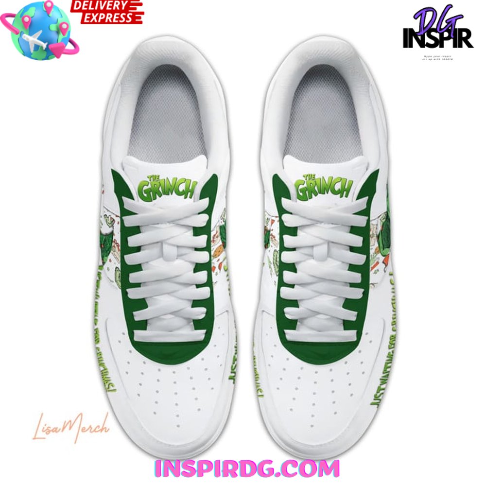 Ideafootwear The Grinch Air Low-Top Sneakers Shoes For Men And Women 23