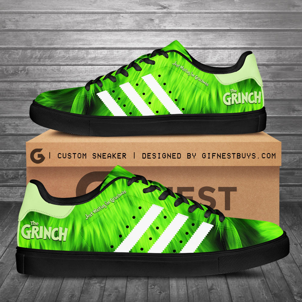 Ideafootwear The Grinch Skate Stan Shoes Sneakes For Men And Women 1