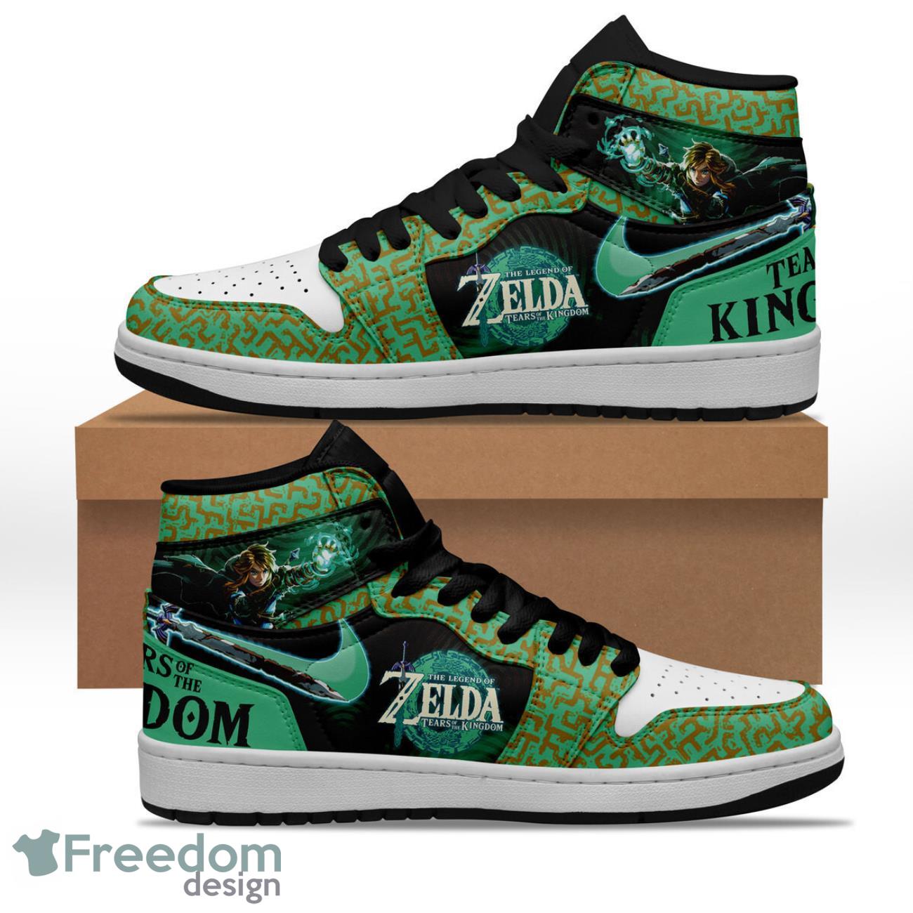 Ideafootwear The Legend of Zelda AJ1 High Sneakers Shoes For Men And Women 3