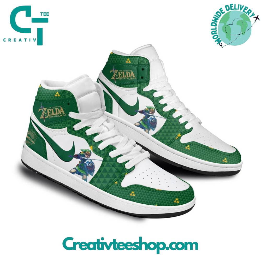 Ideafootwear The Legend Of Zelda AJ1 High Sneakers Shoes For Men And Women 2