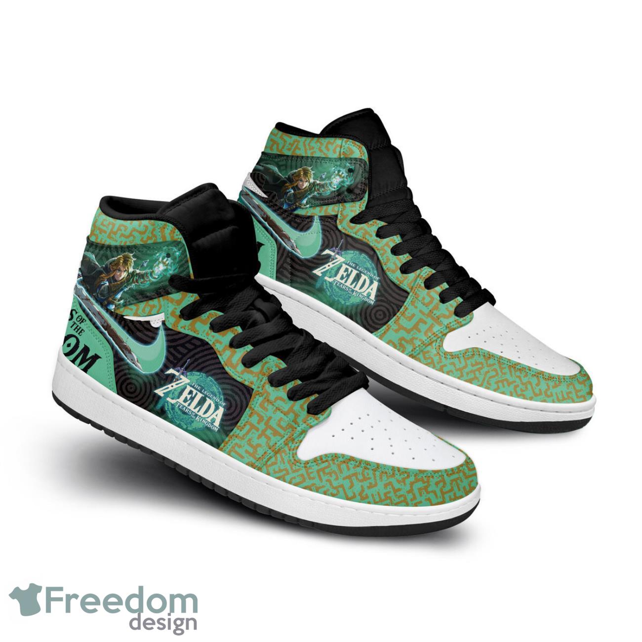 Ideafootwear The Legend of Zelda AJ1 High Sneakers Shoes For Men And Women 3