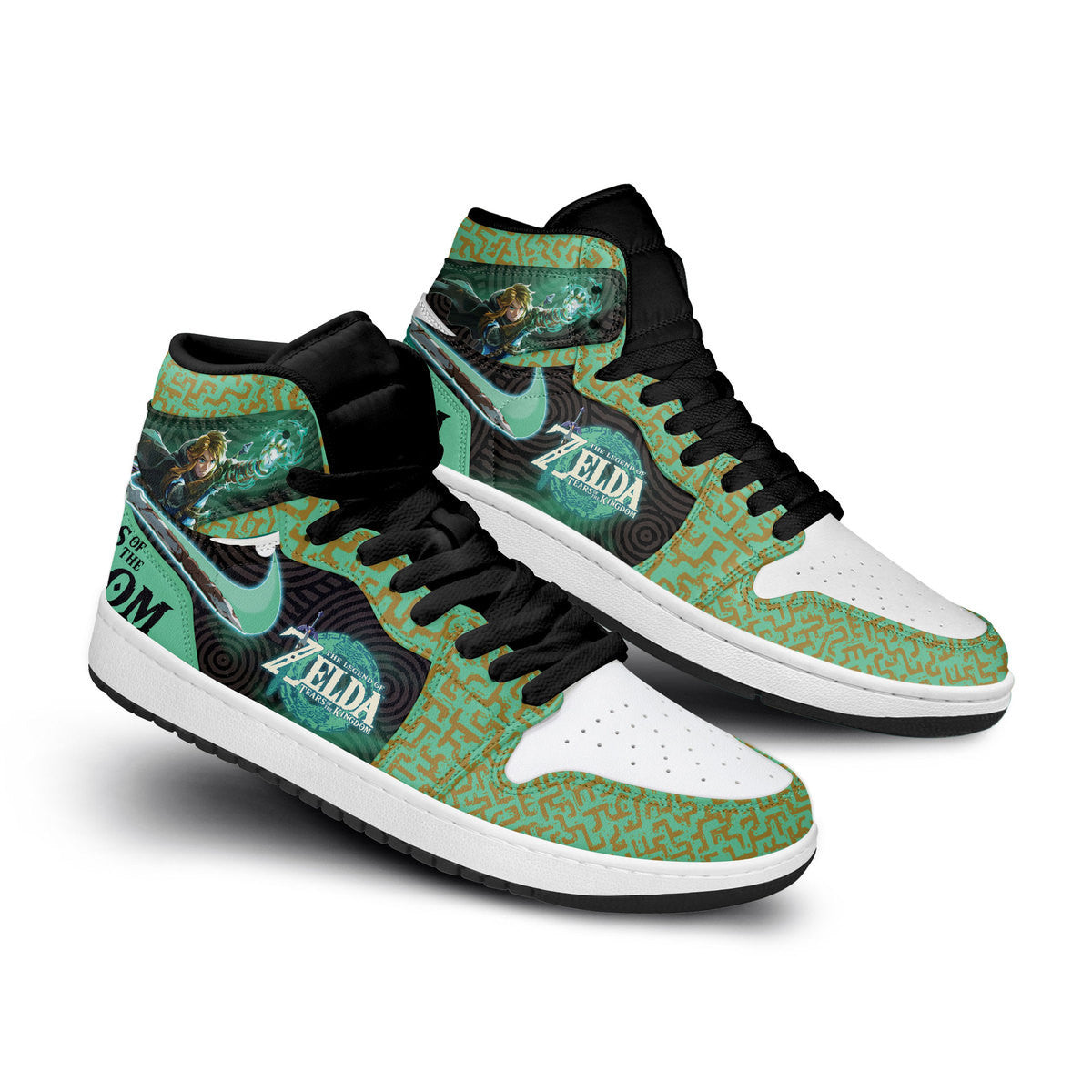 Ideafootwear The Legend of Zelda AJ1 High Sneakers Shoes For Men And Women 4
