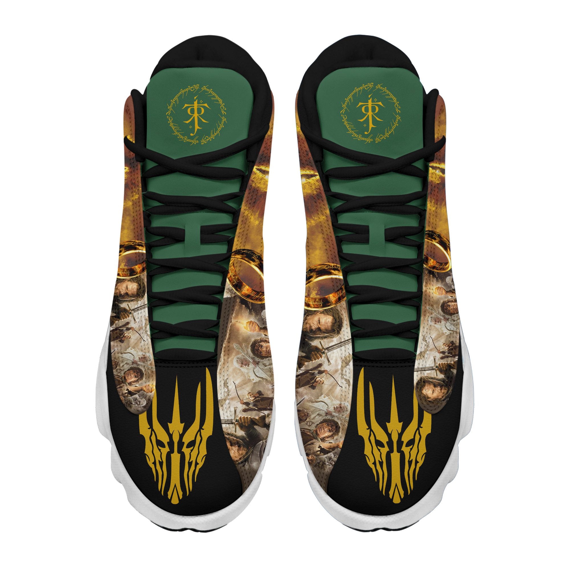 Ideafootwear The Lord of the Rings AJ13 Sneakers Shoes For Men And Women 1
