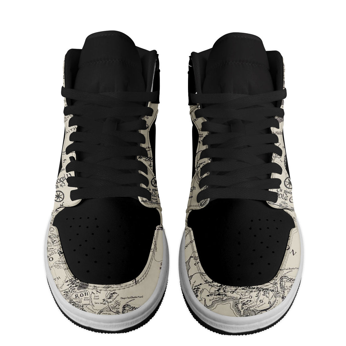 Ideafootwear The Lord Of The Rings AJ1 High Sneakers Shoes For Men And Women 5