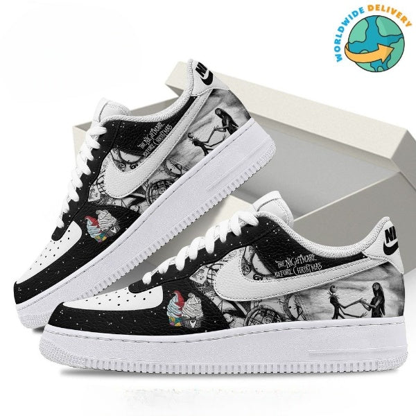 Ideafootwear The Nightmare Before Christmas Air Low-Top Sneakers Shoes For Men And Women 2