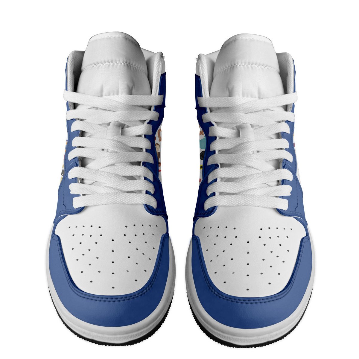 Ideafootwear The Office AJ1 High Sneakers Shoes For Men And Women 1