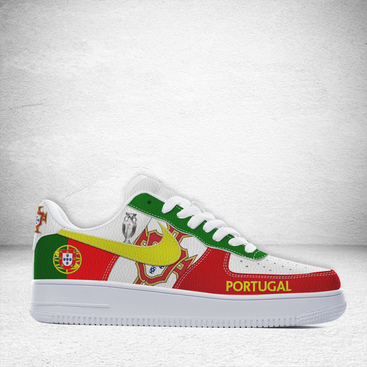 Ideafootwear The Portugal National Team Air Low-Top Sneakers Shoes For Men And Women 1