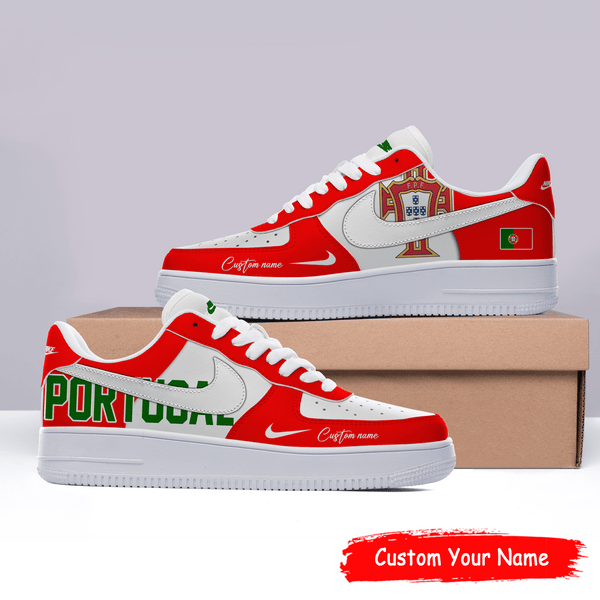 Ideafootwear The Portugal National Team Air Low-Top Sneakers Shoes For Men And Women 2