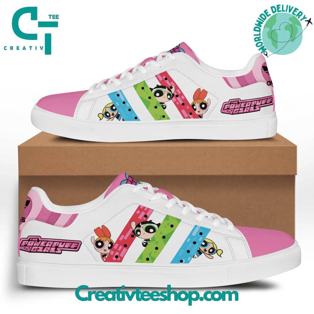 Ideafootwear The Powerpuff Girls  Skate Stan Shoes Sneakes For Men And Women 1