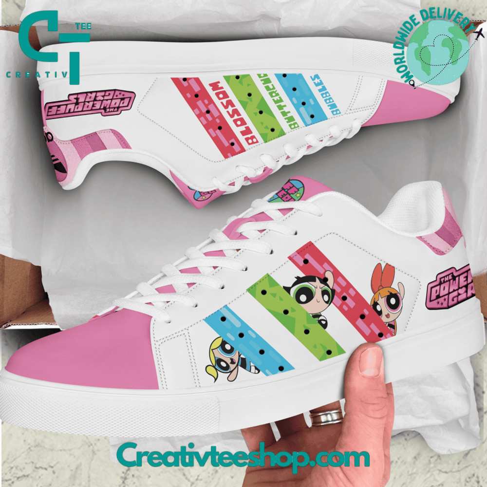 Ideafootwear The Powerpuff Girls  Skate Stan Shoes Sneakes For Men And Women 1