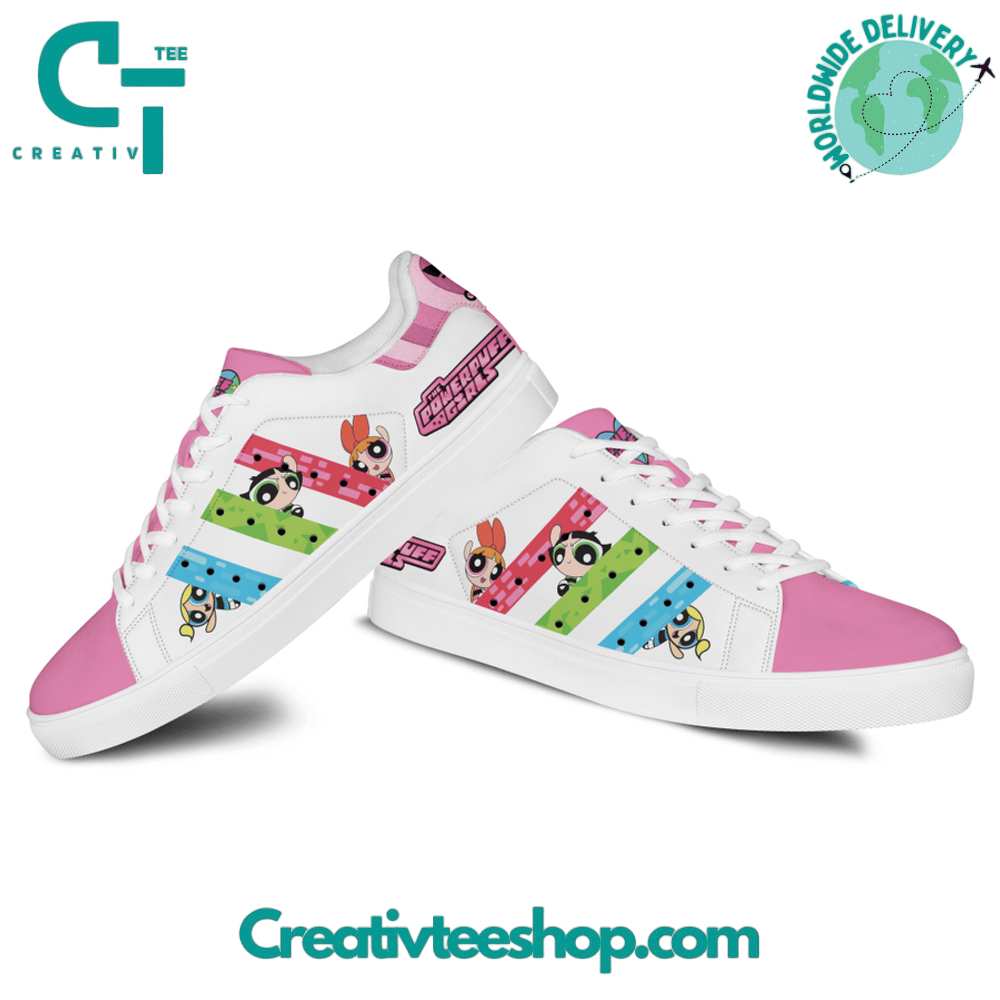 Ideafootwear The Powerpuff Girls  Skate Stan Shoes Sneakes For Men And Women 1