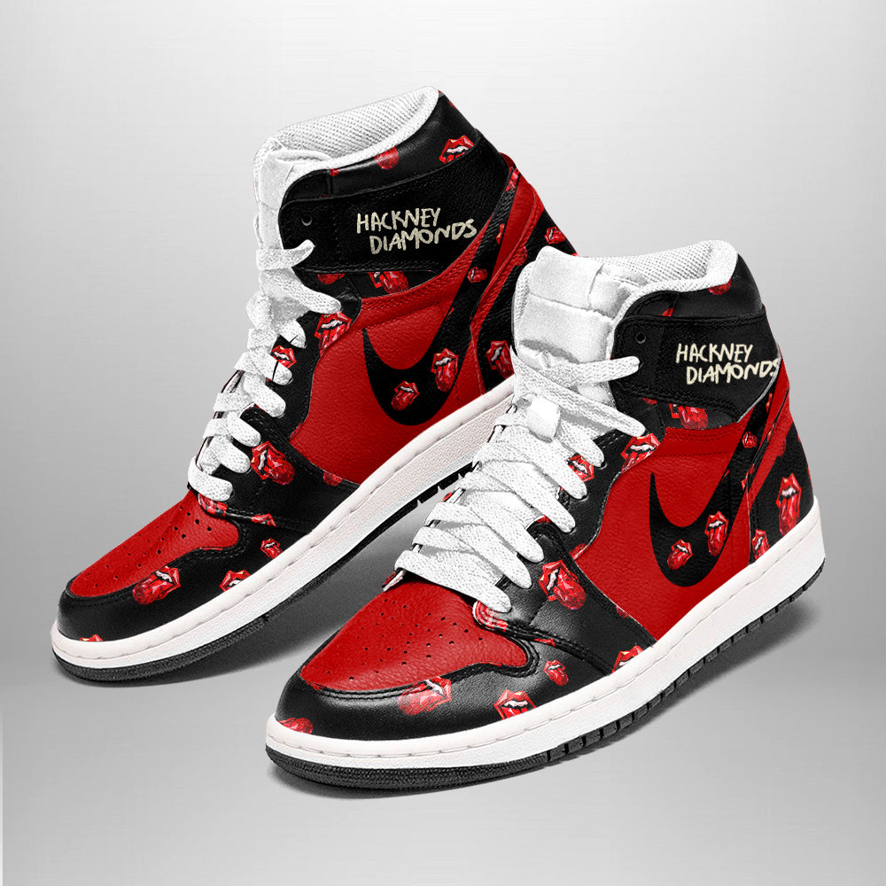 Ideafootwear The Rolling Stones AJ1 High Sneakers Shoes For Men And Women 2