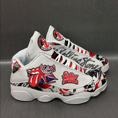 Ideafootwear The Rolling Stones AJ13 Sneakers Shoes For Men And Women 2