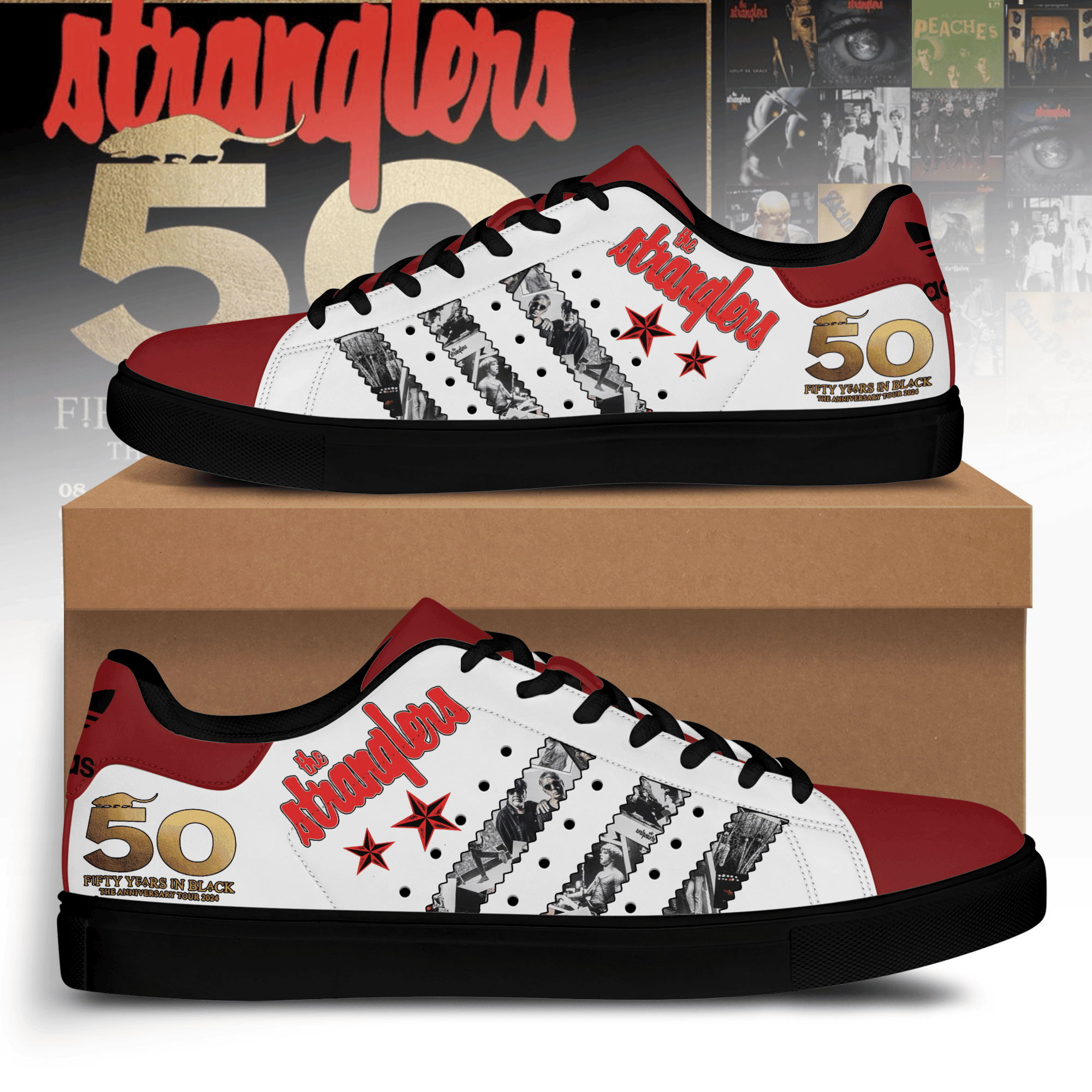 Ideafootwear The Stranglers Skate Stan Shoes Sneakes For Men And Women  1