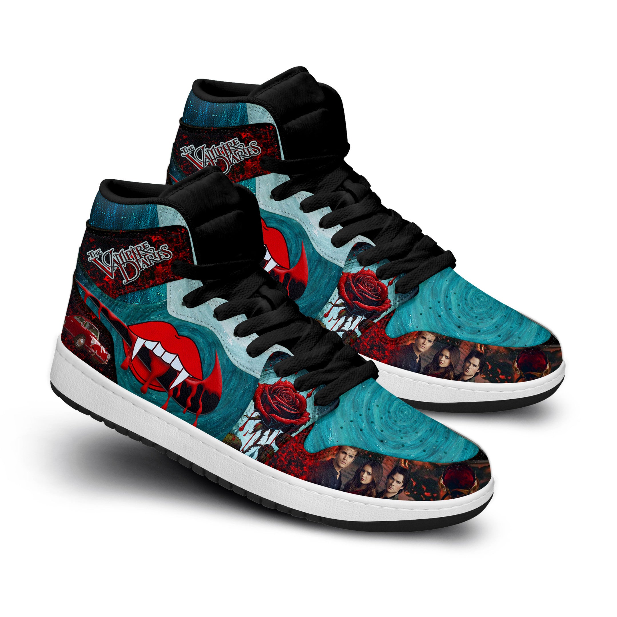 Ideafootwear The Vampire Diaries AJ1 High Sneakers Shoes For Men And Women 1