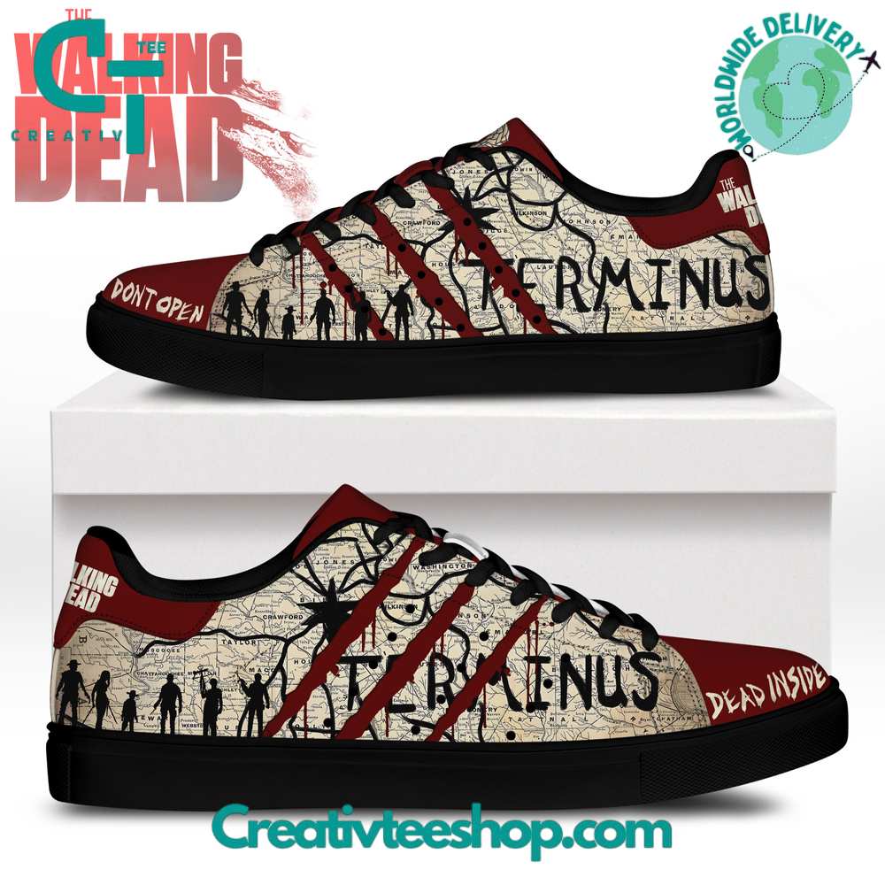 Ideafootwear The Walking Dead Skate Stan Shoes Sneakes For Men And Women 1