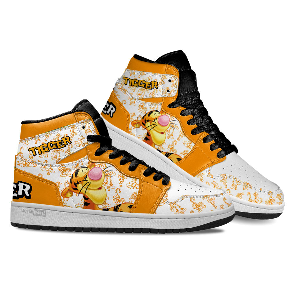 Ideafootwear Tigger AJ1 High Sneakers Shoes For Men And Women 1