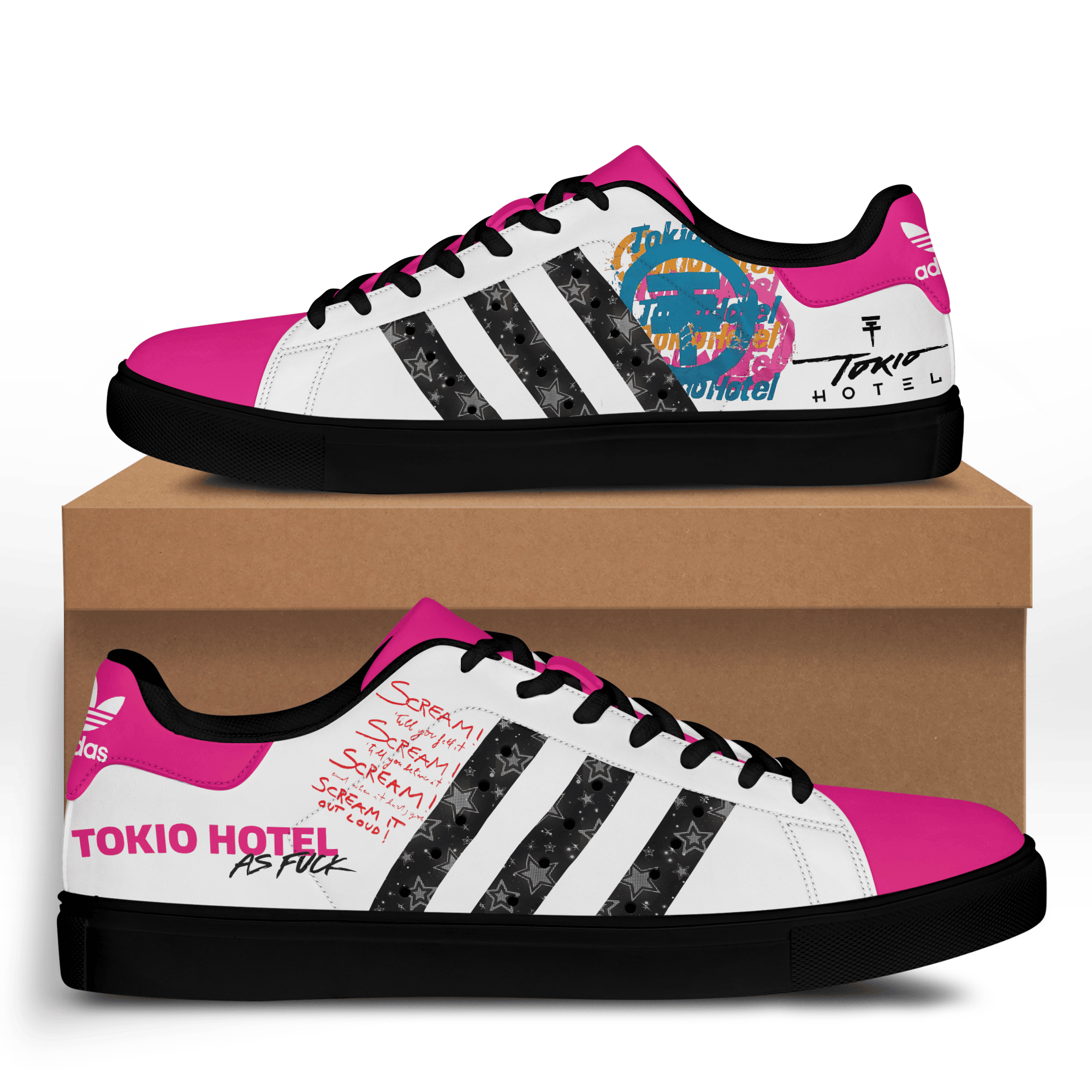Ideafootwear Tokio Hotel Skate Stan Shoes Sneakes For Men And Women  1