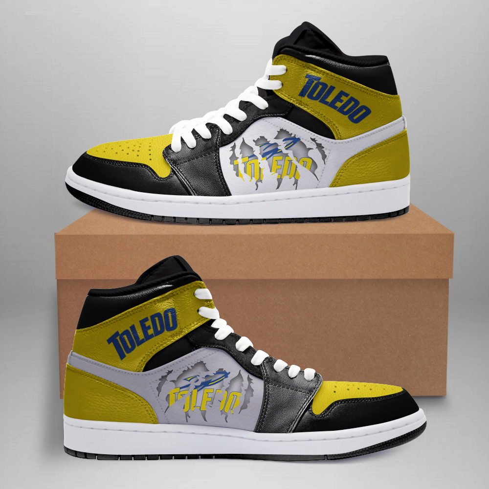 Ideafootwear Toledo Rockets AJ1 High Sneakers Shoes For Men And Women 1