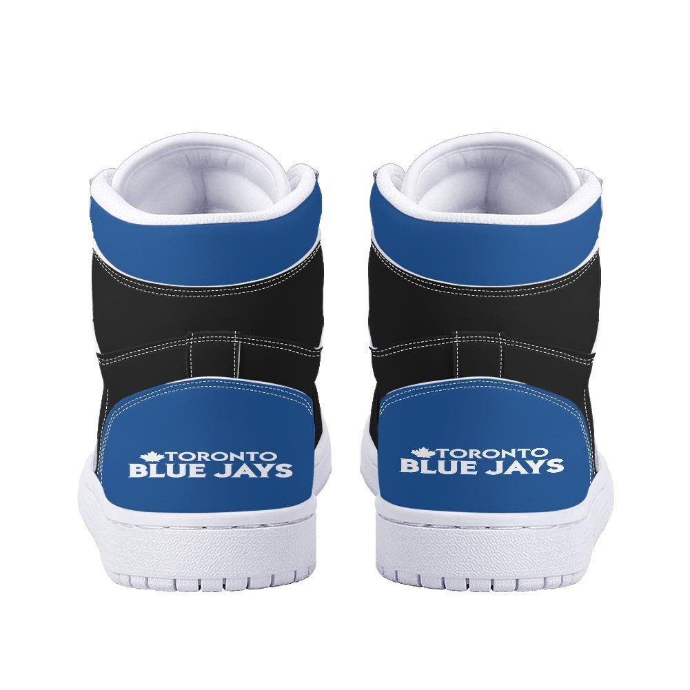 Ideafootwear Toronto Blue Jays AJ1 High Sneakers Shoes For Men And Women 6