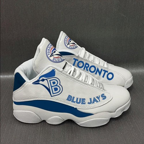 Ideafootwear Toronto Blue Jays AJ13 Sneakers Shoes For Men And Women 1