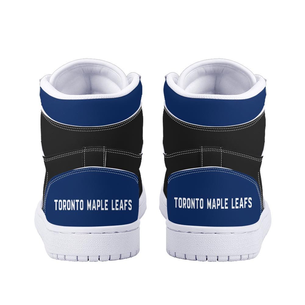 Ideafootwear Toronto Maple Leafs AJ1 High Sneakers Shoes For Men And Women 7