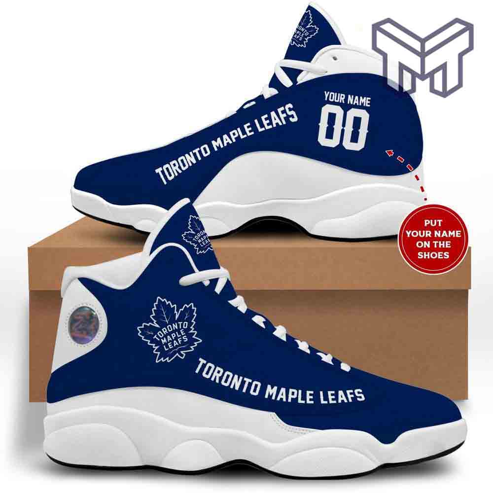 Ideafootwear Toronto Maple Leafs AJ13 Sneakers Shoes For Men And Women 1