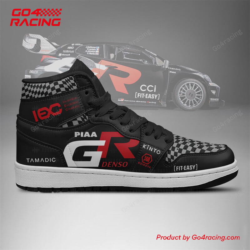 Ideafootwear Toyota Gazoo AJ1 High Sneakers Shoes For Men And Women 1