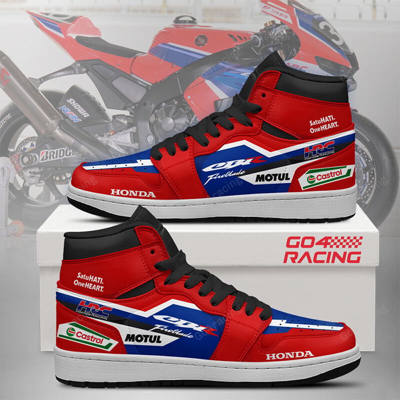 Ideafootwear Trackhouse Racing Aprilia AJ1 High Sneakers Shoes For Men And Women 1