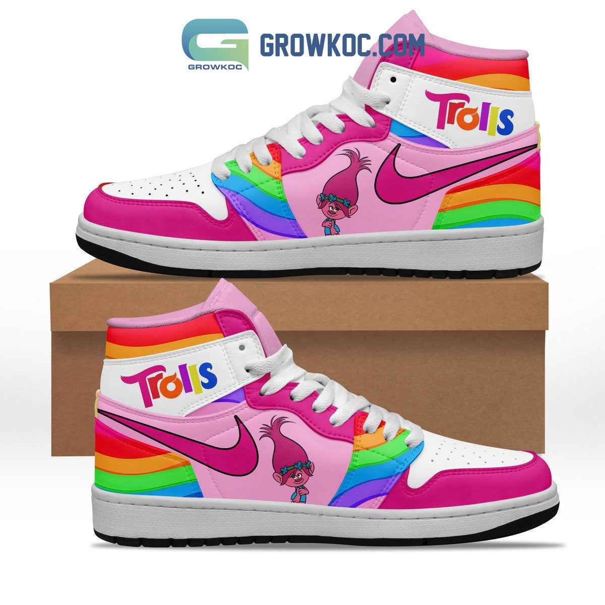 Ideafootwear Trolls AJ1 High Sneakers Shoes For Men And Women 1