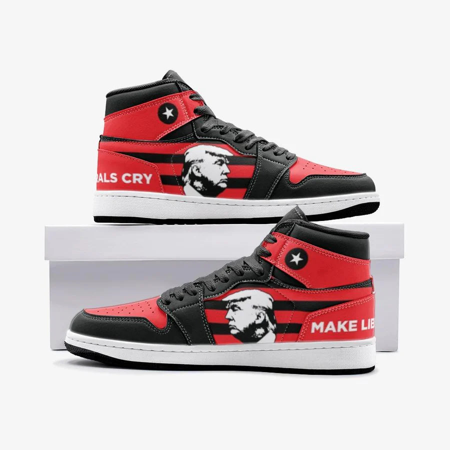 Ideafootwear Trump AJ1 High Sneakers Shoes For Men And Women 3