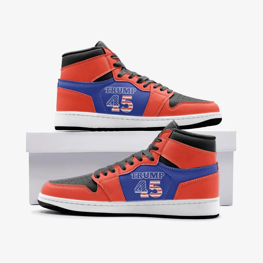 Ideafootwear Trump AJ1 High Sneakers Shoes For Men And Women 2