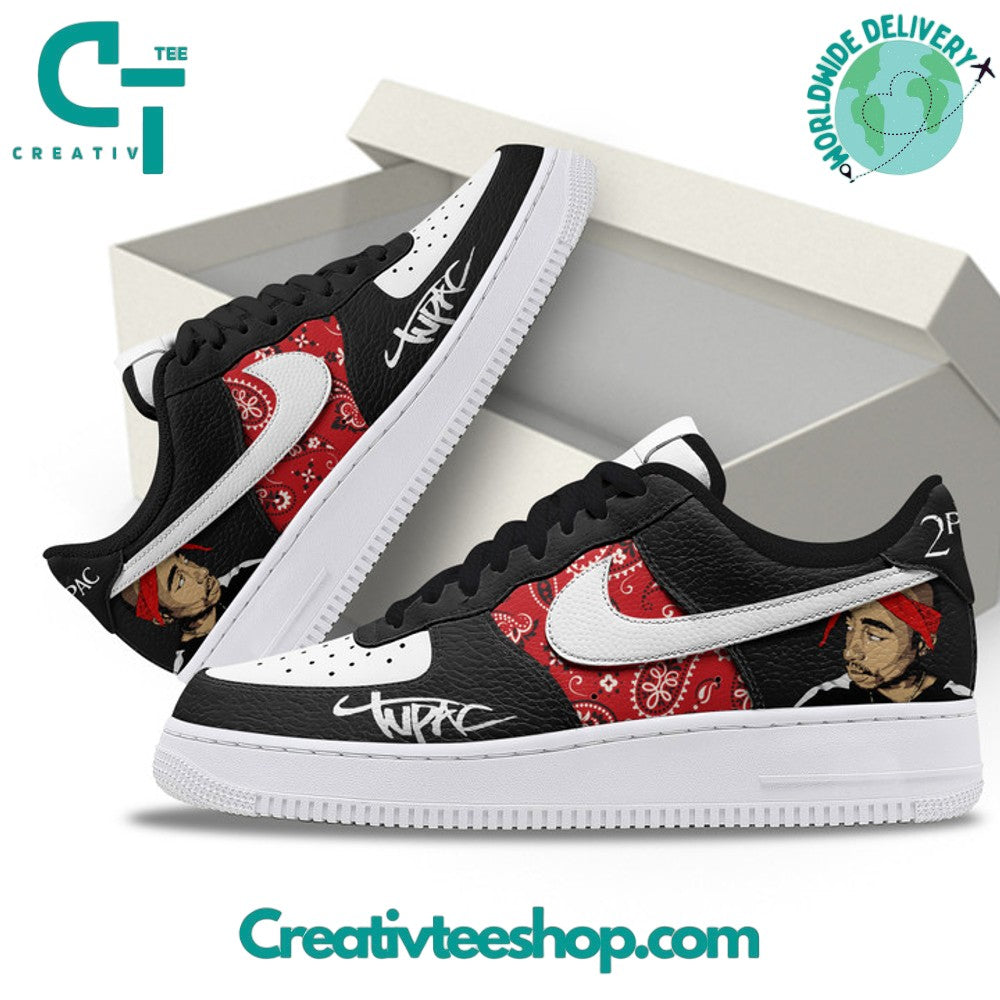 Ideafootwear Tupac Shakur Air Low-Top Sneakers Shoes For Men And Women 3