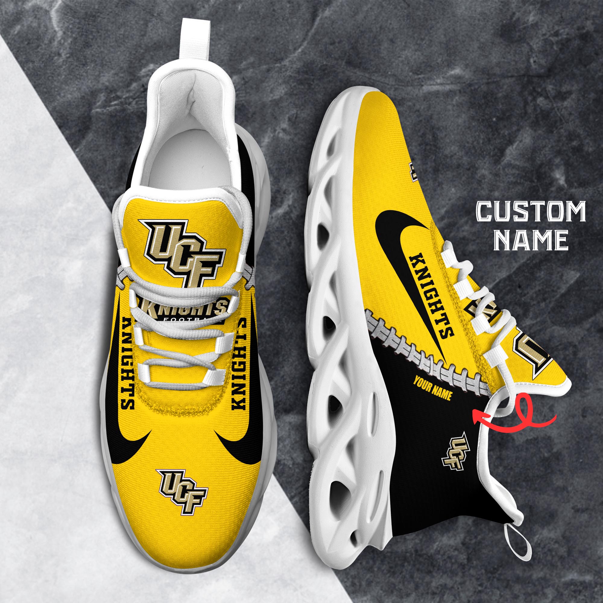 Ideafootwear UCF Knights Max Soul Shoes Sneakers For Men And Women 2