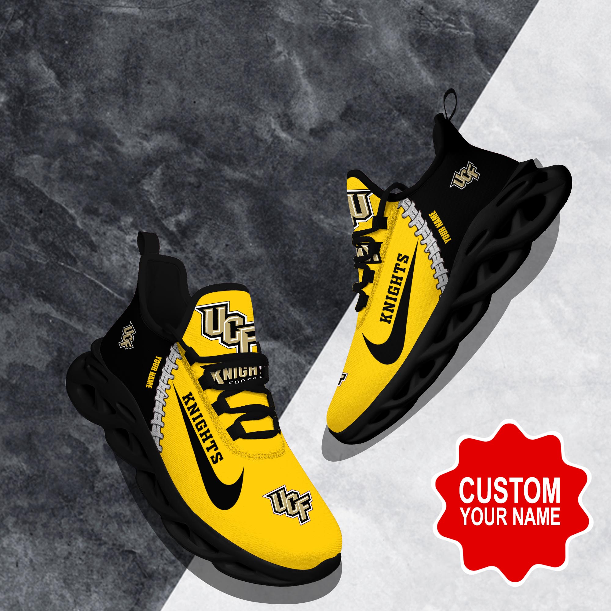 Ideafootwear UCF Knights Max Soul Shoes Sneakers For Men And Women 2