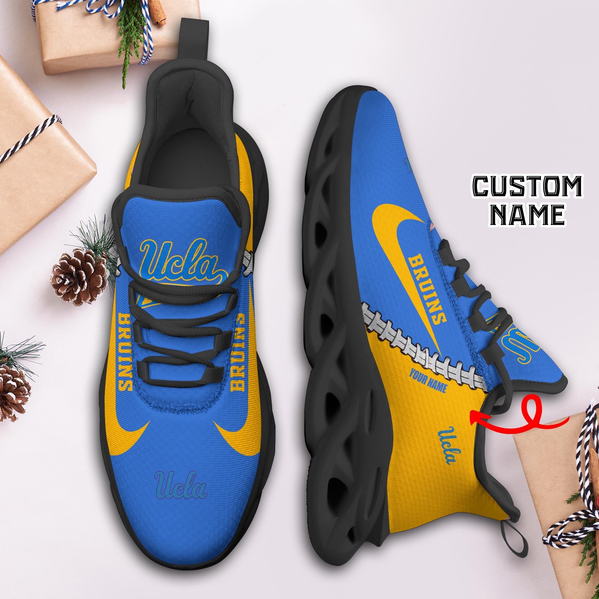 Ideafootwear UCLA Bruins Max Soul Shoes Sneakers For Men And Women 1