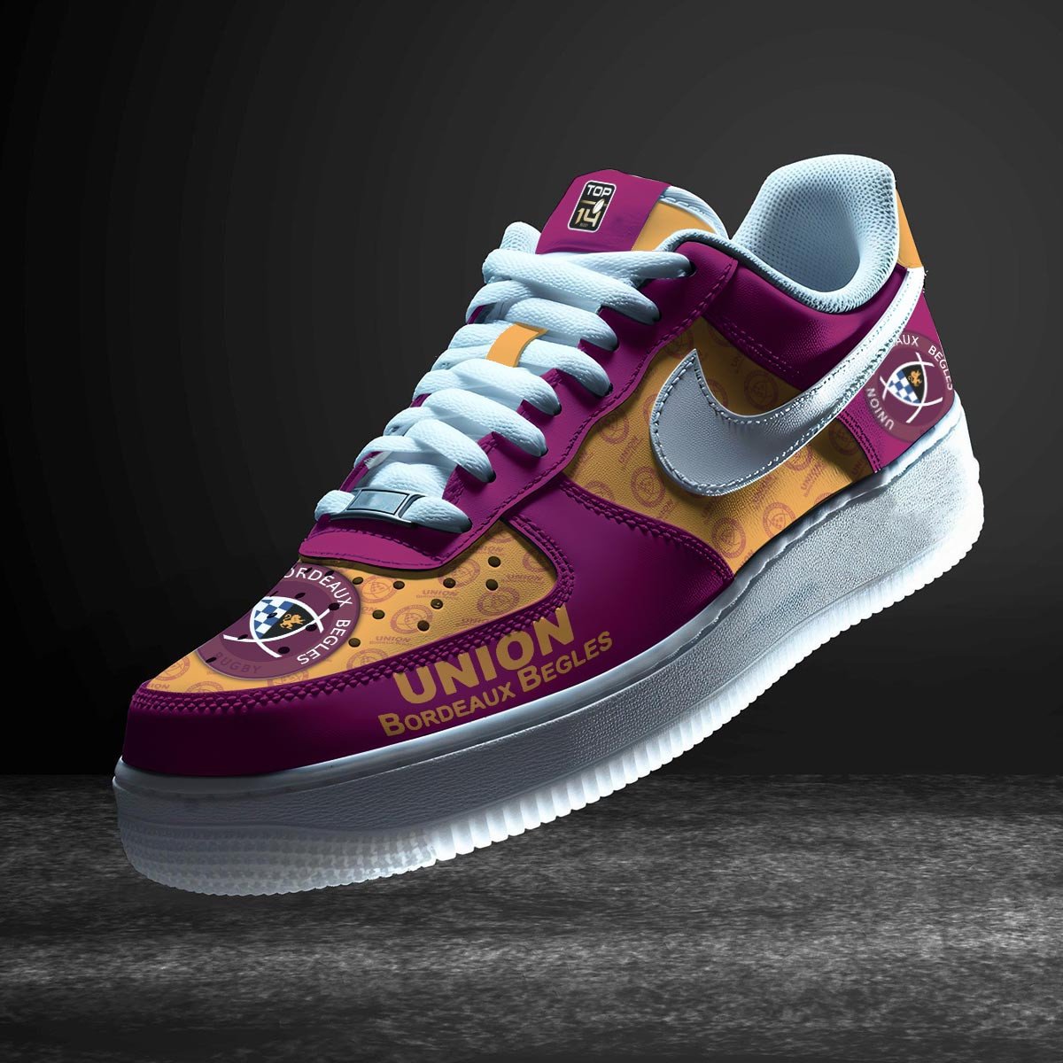 Ideafootwear Union Bordeaux Begles Air Low-Top Sneakers Shoes For Men And Women 1
