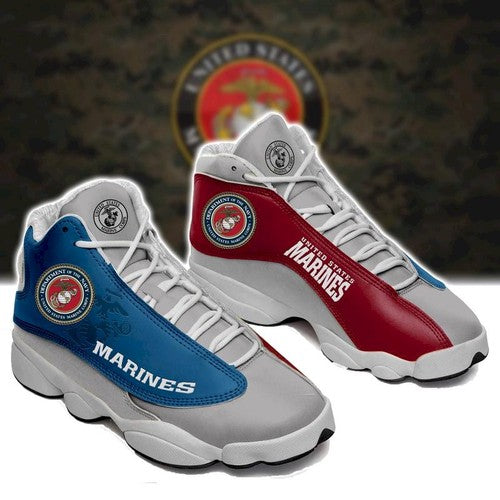 Ideafootwear United States Marines AJ13 Sneakers Shoes For Men And Women 1