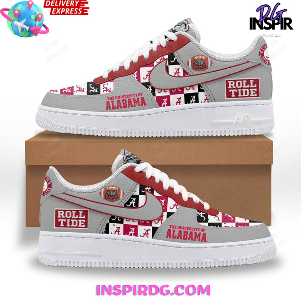 Ideafootwear University of Alabama Roll Tide Air Low-Top Sneakers Shoes For Men And Women 1